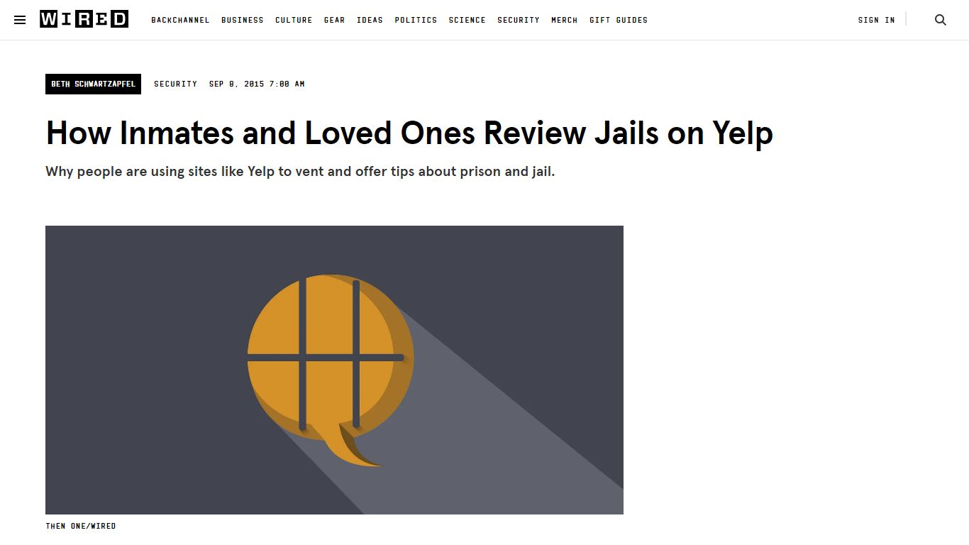 How Inmates and Loved Ones Review Jails on Yelp | WIRED